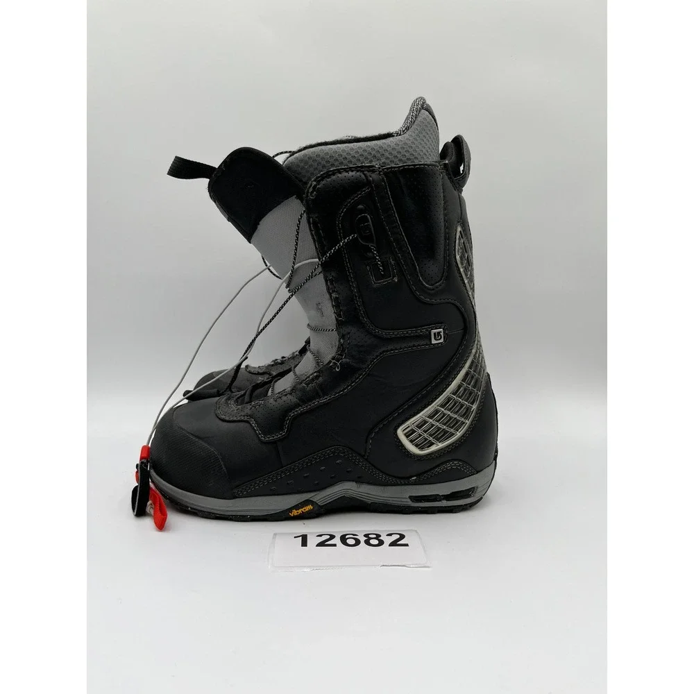 Burton Driver X Snowboard Boots Mens 9 Black Gray Traditional Lace UP Winter
